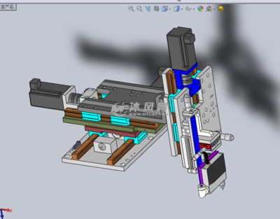 三軸伺服（數(shù)控旋轉(zhuǎn)臺）設(shè)計模型及其在機械設(shè)備與配件中的應用